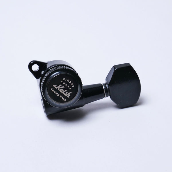 Locking Tuners 3x3 (Black) – 18:1 – Drop-In for Most Electric/Acoustic Guitars (10mm / 25/64