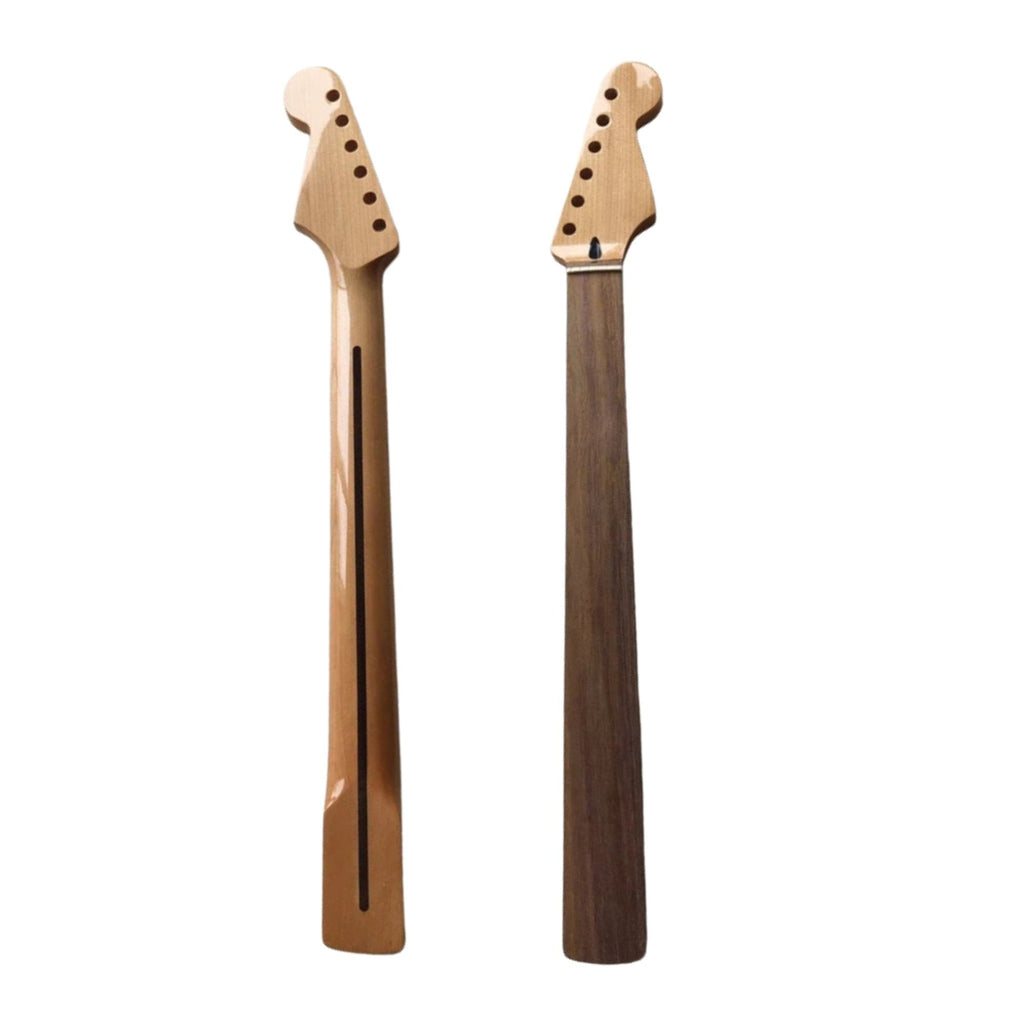 Fretless Tele/Strat-Style Guitar Neck, Gloss Maple, Rosewood Fretboard Guitar Necks from Ploutone