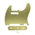 8-Hole Metal Telecaster Pickguard and Control Plate - Gold Aluminum - Ploutone