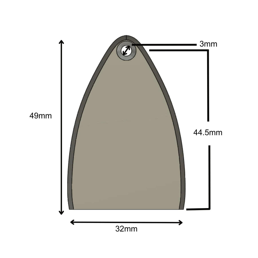 Custom PRS SE Truss Rod Cover – Aurora Flake - Ploutone
