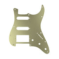 11-Hole HSS Metal Strat Pickguard - Gold Aluminum - Ploutone