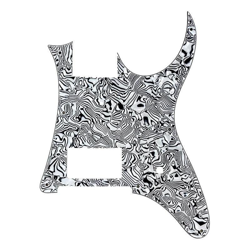Ibanez RG350EX Single Humbucker Pickguard (MIJ) - 25+ Colors 4-Ply White Pearl Shell - Ploutone