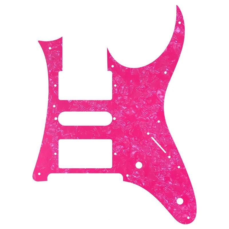 Ibanez RG2550Z HSH Guitar Pickup Scratch Plate (MIJ 2016) - 4-Ply Pink Pearl  from Ploutone