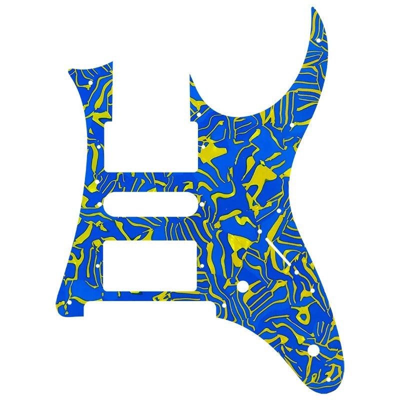 Ibanez RG3550MZ HSH Pickguard (MIJ) - Blue Pearl Shell Pickguards from Ploutone