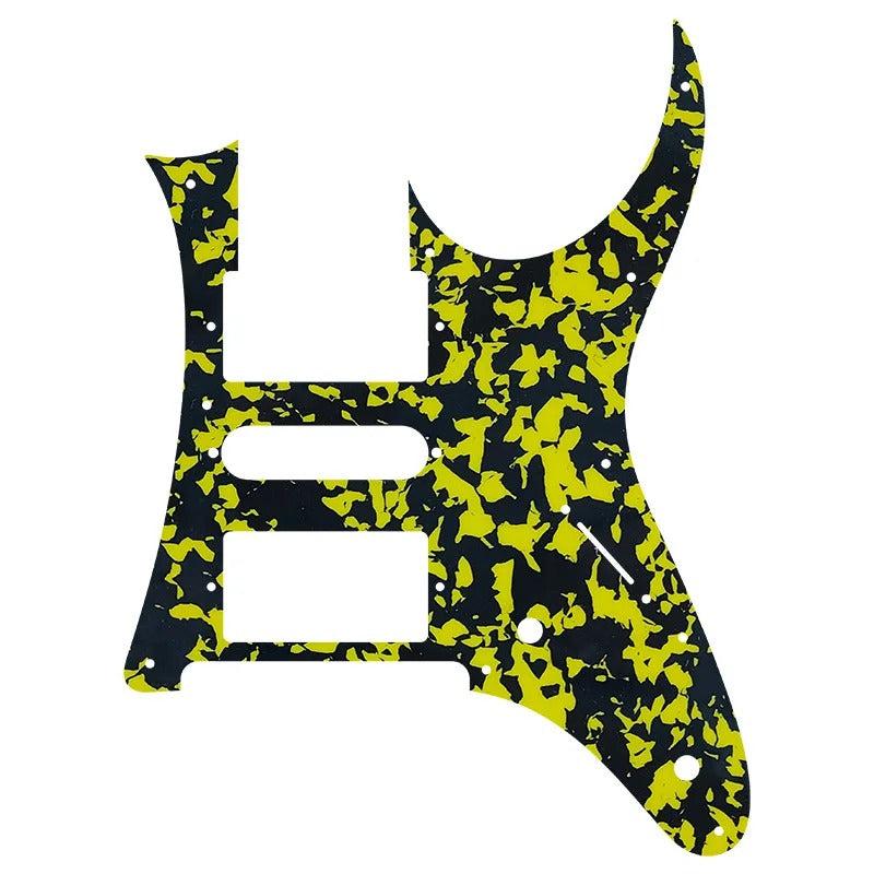 Ibanez RG2550Z HSH Pickguard - 25+ Colors 4-Ply Yellow Tortoise - Ploutone