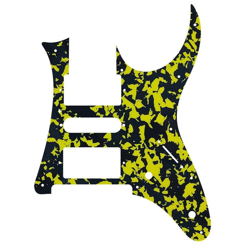 Ibanez RG3550MZ HSH Pickguard (MIJ) - 25+ Colors 4-Ply Yellow Tortoise - Ploutone