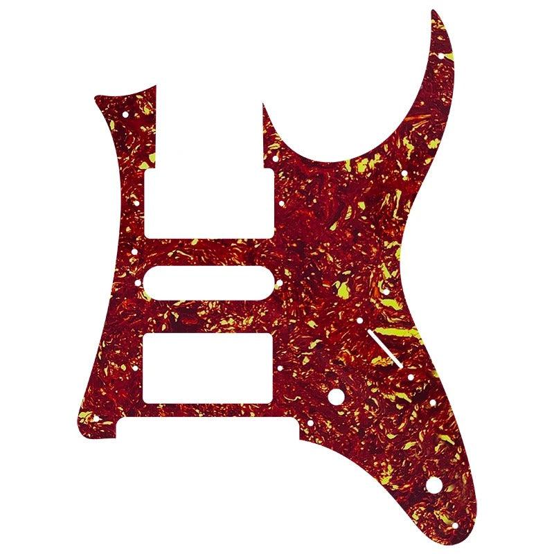 Ibanez RG3550MZ HSH Pickguard (MIJ) - 4-Ply Red Tortoise Pickguards from Ploutone