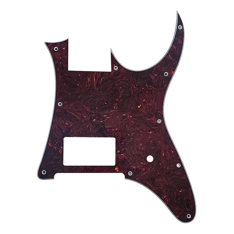 Ibanez RG350EX Single Humbucker Pickguard (MIJ) - 25+ Colors 4-Ply Brown Tortoise - Ploutone