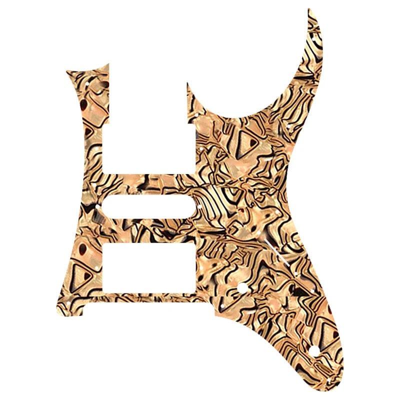 Ibanez RG2550Z HSH Pickguard - 25+ Colors 4-Ply Brown Pearl Shell - Ploutone
