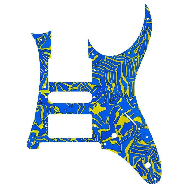 Ibanez RG2550Z HSH Pickguard - Blue Pearl Shell - Ploutone