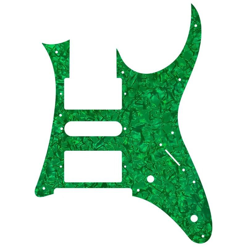 Ibanez RG2550Z HSH Guitar Pickup Scratch Plate (MIJ 2016) - 4-Ply Green Pearl  from Ploutone