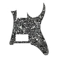 Ibanez RG350EX Single Humbucker Pickguard (MIJ) - 25+ Colors 4-Ply Black Pearl Shell - Ploutone