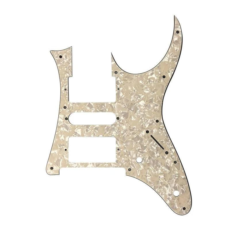 Ibanez RG3550MZ HSH Pickguard (MIJ) - 25+ Colors 4-Ply Parchment Pearl - Ploutone