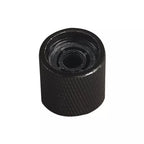 Metal Flat Top Guitar Knobs - Black (Set of 4) - Ploutone