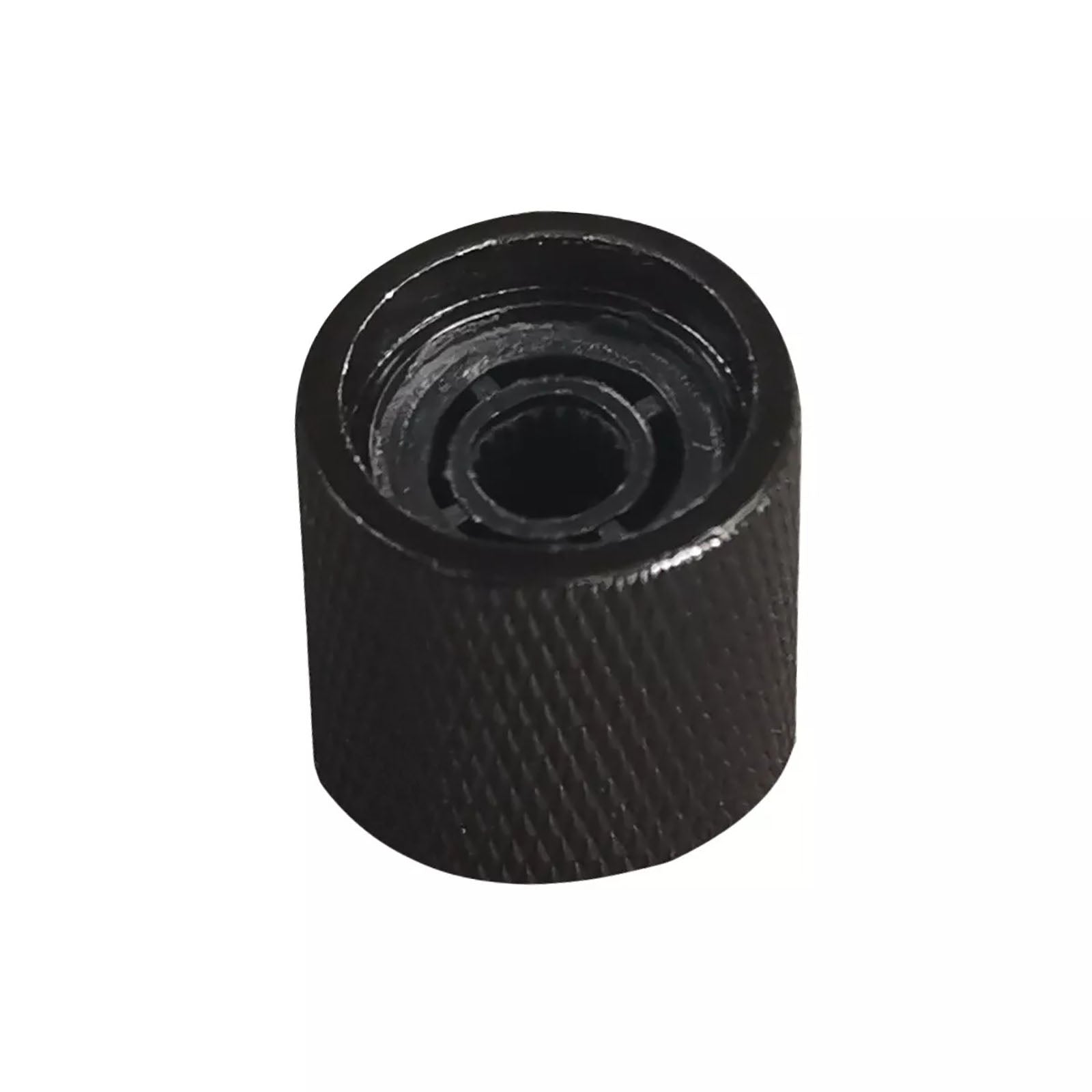 Metal Flat Top Guitar Knobs - Black (Set of 4) - Ploutone