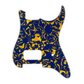 11-Hole Single Humbucker Strat Pickguard - Blue Pearl Shell - Ploutone
