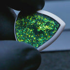 Opus Skalm VALKORE™ Hybrid Series Handmade Guitar Pick - Rainforest Green Flake