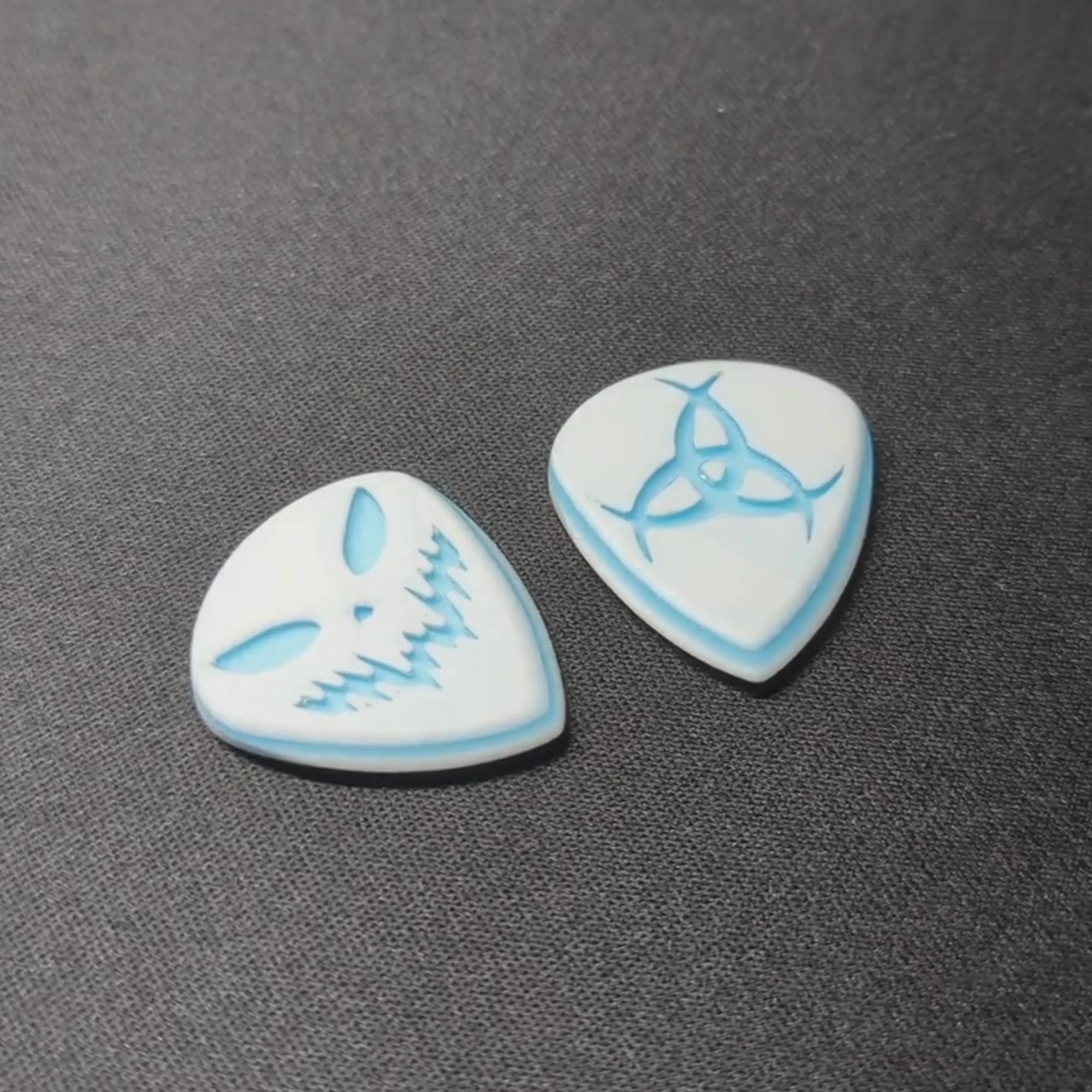 Opus Skalm VALKORE™ - Glow in the Dark Reaper Handmade Guitar Pick