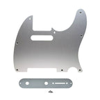 8-Hole Metal Telecaster Pickguard and Control Plate - Aluminum - Ploutone