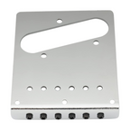 Wilkinson Modern Telecaster Bridge 6-Saddle - Chrome - Ploutone