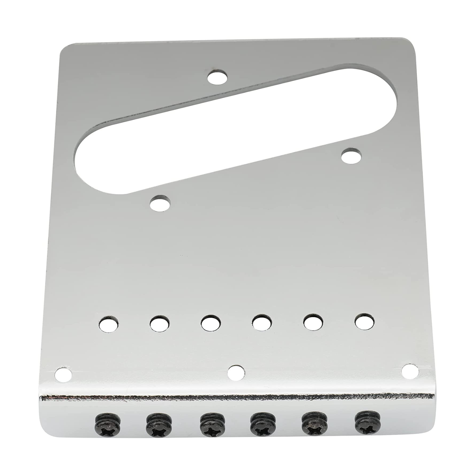 Wilkinson Modern Telecaster Bridge 6-Saddle - Chrome - Ploutone
