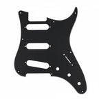 PRS Silver Sky Pickguard 8-Hole SSS - 30+ Colors 3-Ply Black - Ploutone