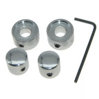 Chrome Dual Concentric Stacked Knobs (Set of 2) - Ploutone
