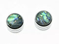 Telecaster Abalone Metal Dome Knob - Chrome - Ploutone