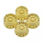 Cream Speed Knob for Gibson® - 24 Fine Spline (Set of 4) - Ploutone