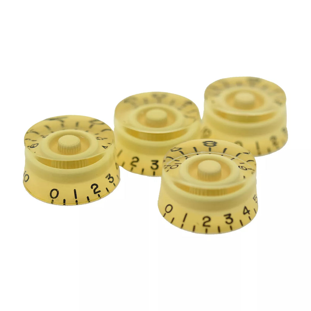 Cream Speed Knob for Gibson®, 24 Fine Spline, Set of 4  from Ploutone