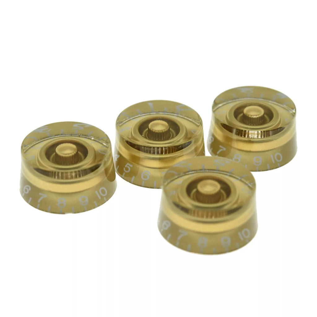 Gold Speed Knobs for Gibson® - 24 Fine Spline (Set of 4) - Ploutone