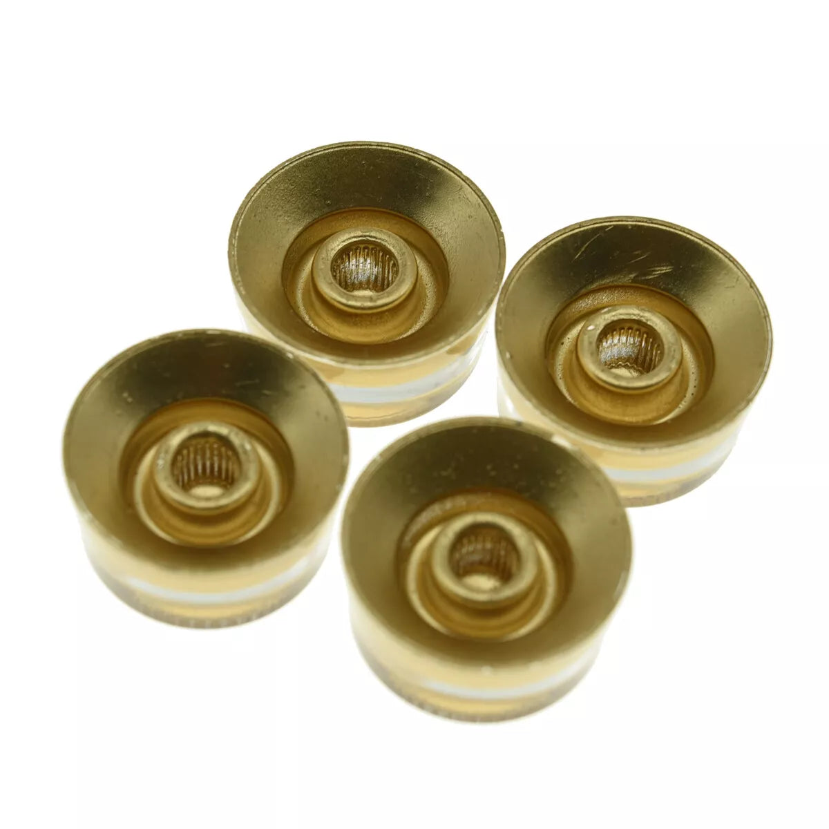 Gold Speed Knobs for Gibson® - 24 Fine Spline (Set of 4) - Ploutone