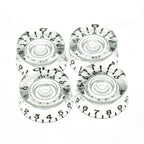 Clear Speed Knob for Gibson® - 24 Fine Spline (Set of 4) - Ploutone