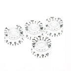 Clear Speed Knob for Gibson® - 24 Fine Spline (Set of 4) - Ploutone