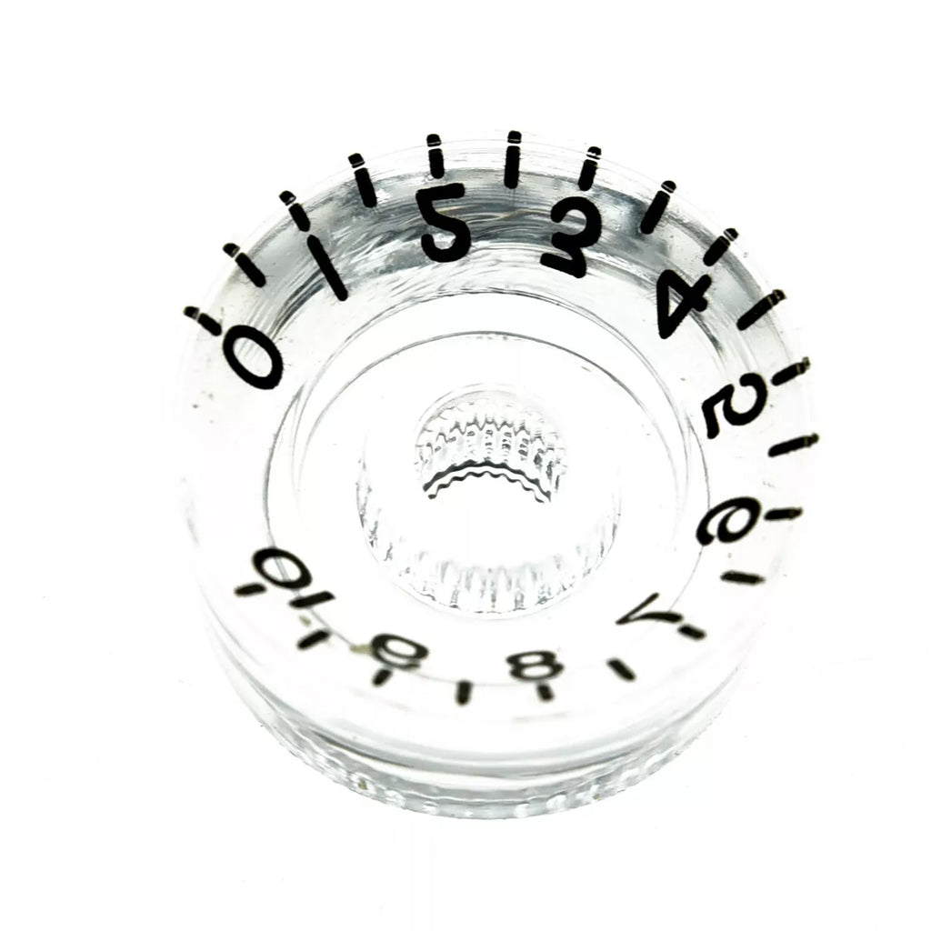 Clear Speed Knob for Gibson® - 24 Fine Spline (Set of 4) - Ploutone