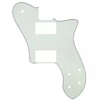 72 Deluxe Telecaster Pickguard (PAF Humbuckers) - 3-Ply Ivory - Ploutone
