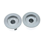 Silver Metal Top Hat Knobs - 1/4" Shaft (Set of 3) - Ploutone