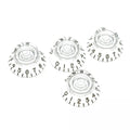 Clear Top Hat Bell Knobs for Gibson® - 24 Fine Spline (Set of 4) - Ploutone