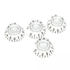 Clear Top Hat Bell Knobs for Gibson® - 24 Fine Spline (Set of 4) - Ploutone