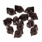 Vintage Mini Chicken Head Knobs - 1/4" for Amps & Pedals (Raised, Set of 12) Brown - Ploutone