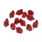 Vintage Mini Chicken Head Knobs - 1/4" for Amps & Pedals (Raised, Set of 12) Red - Ploutone