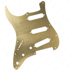 11-Hole SSS Metal Strat Pickguard & Back Plate - Anodized Aluminum Multiple Colors - Ploutone