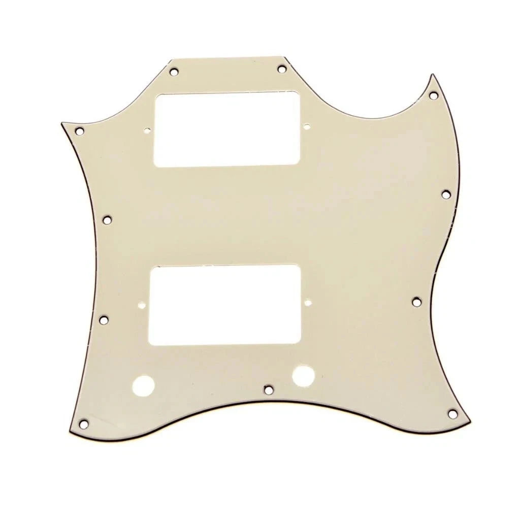 Gibson® SG Standard Full Face Batwing Pickguard - 3-Ply Cream - Ploutone