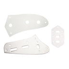 Jaguar Guitar Upper & Lower Control Switch Plate Set fits Fender/Squier - Multiple Colors - Ploutone