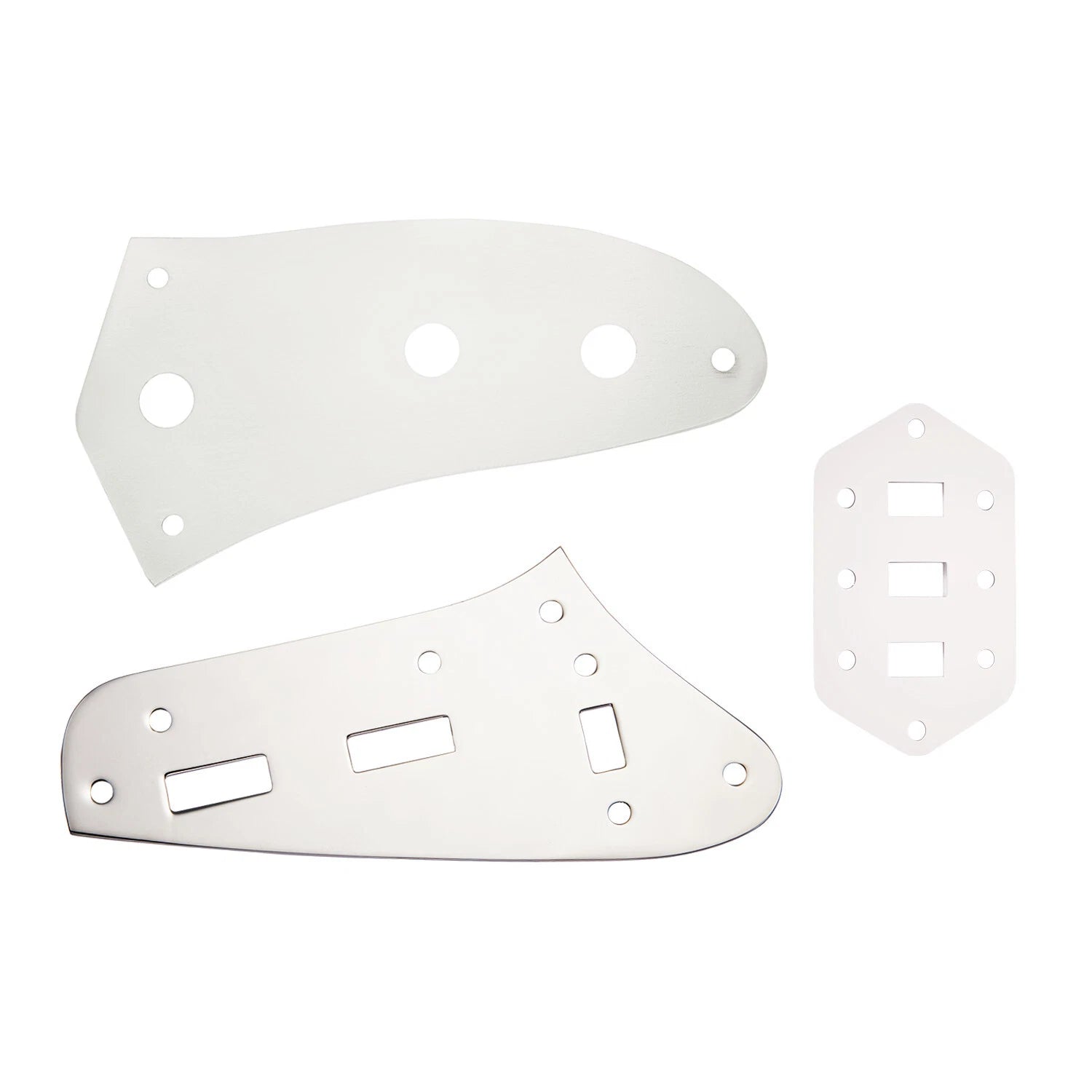 Jaguar Guitar Upper & Lower Control Switch Plate Set fits Fender/Squier - Multiple Colors - Ploutone