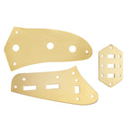 Jaguar Guitar Upper & Lower Control Switch Plate Set fits Fender/Squier - Multiple Colors - Ploutone