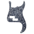 Precision Bass Pickguard - 13-Hole Fits Fender 4-String USA/MIM P-Bass - 25+ Colors 4-Ply Gray Pearl - Ploutone