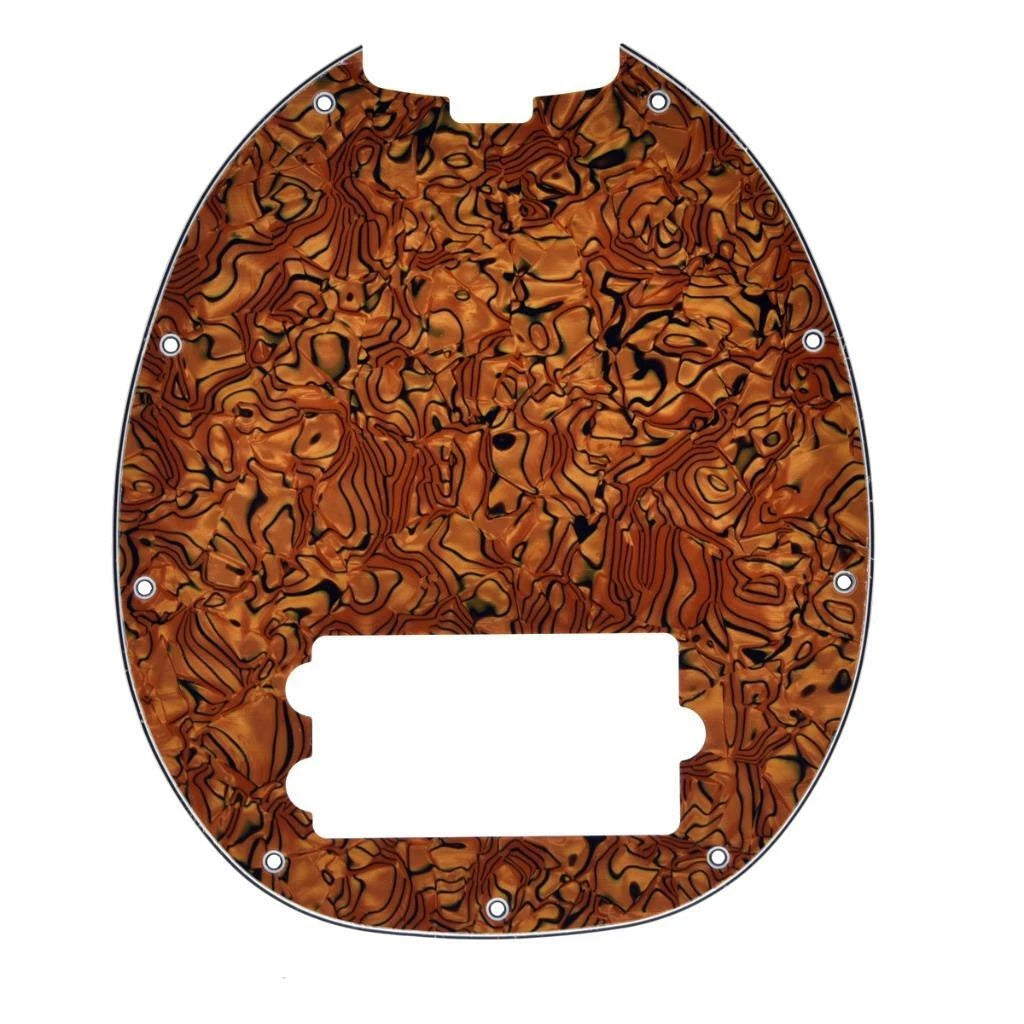 Music Man Stingray 4-String Bass Pickguard - 4-Ply Orange Shell - Ploutone