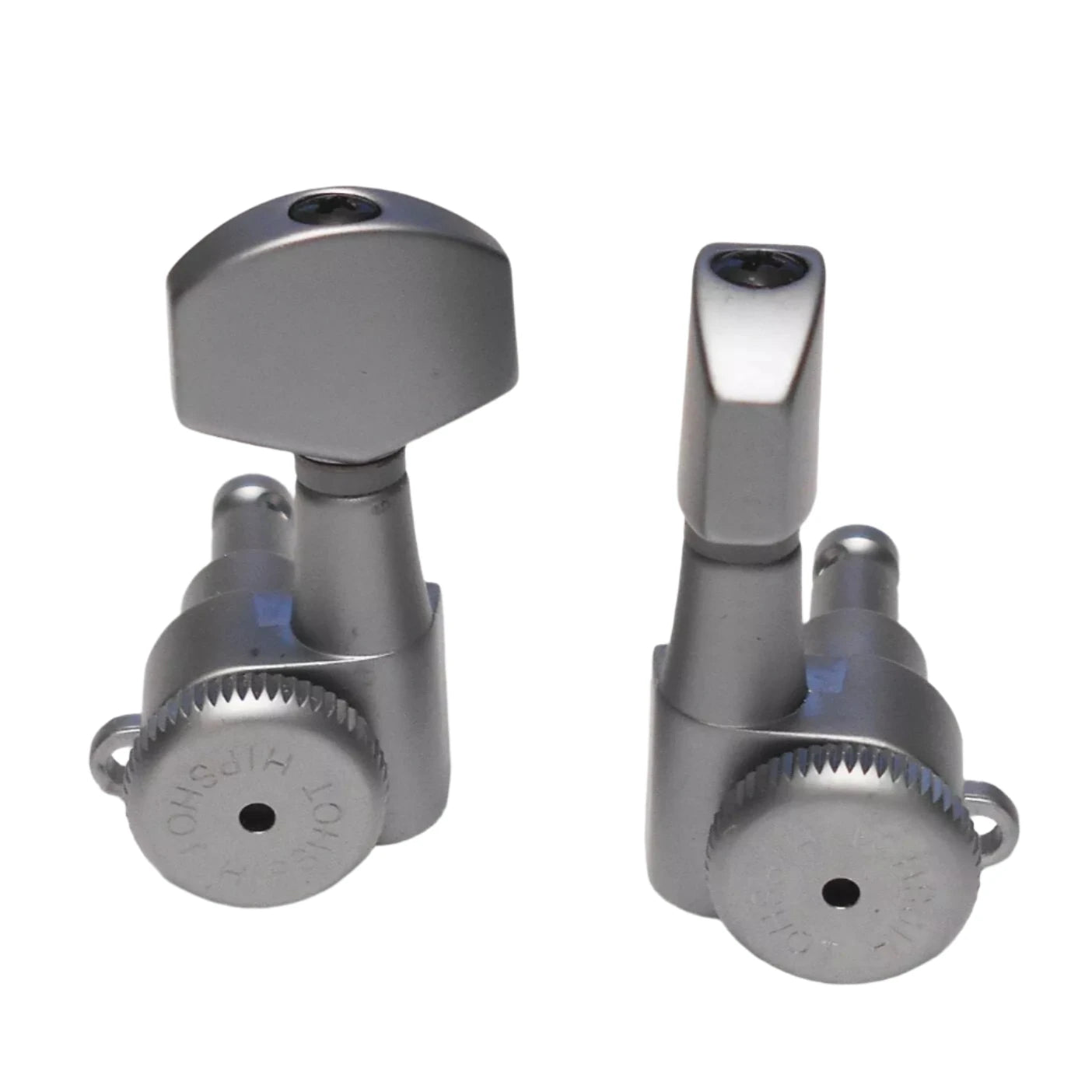 Hipshot Grip-Lock Closed Gear Guitar Tuner Upgrade Kit for 3+3 Headstocks (10mm Post Holes) Satin - Ploutone