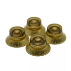 Gold Top Hat Bell Knobs for Gibson® - 24 Fine Spline (Set of 4) - Ploutone